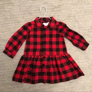 Mud Pie Buffalo Check Toddler Dress NWT